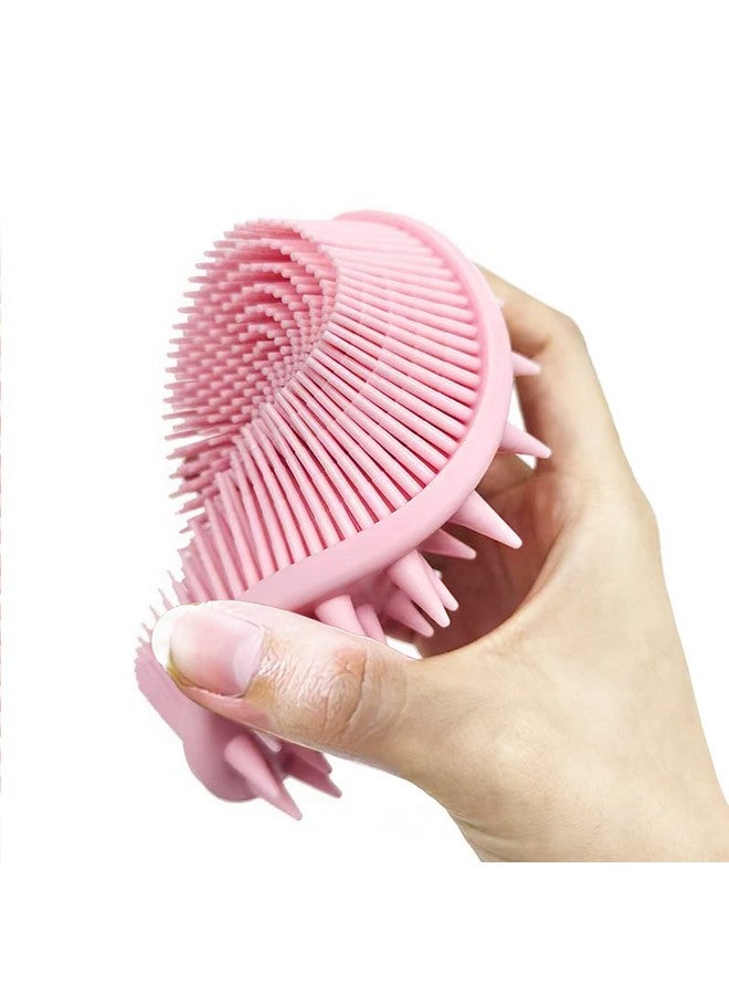 MR LION Silicone Body Brush, Exfoliating Body Scrubber, Silicone Body Scrubber Loofah, Silicone Bath Brush, Soft Exfoliating Body Bath Shower Scrubber Brush For Kids And Adults All Kinds Of Skin -3 Pack - Image 2