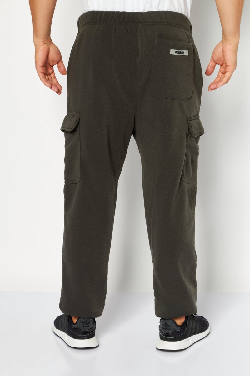 Originals by Brooklyn Cloth سروال رياضي للرجال بقصة عادية مع حبل سحب وطباعة جرافيك، أخضر - Image 3