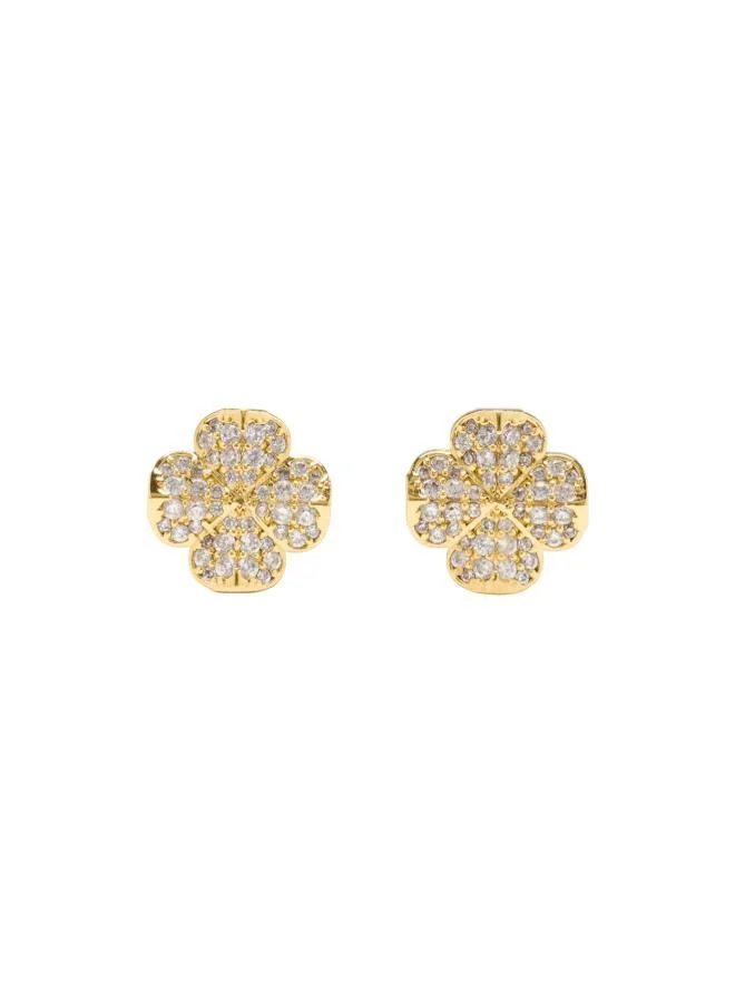 كيت سبيد Spade Flower Pave Studs
