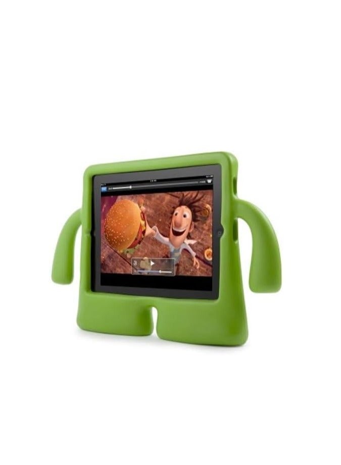 حافظة أطفال لجهاز IPad Mini، حافظة سيليكون Ipad Mini 1/2/3/4/5 ممتعة ومتينة لجهاز iPad Mini Kids حماية فائقة مع تصميم قائم بذاته - أخضر - Image 3