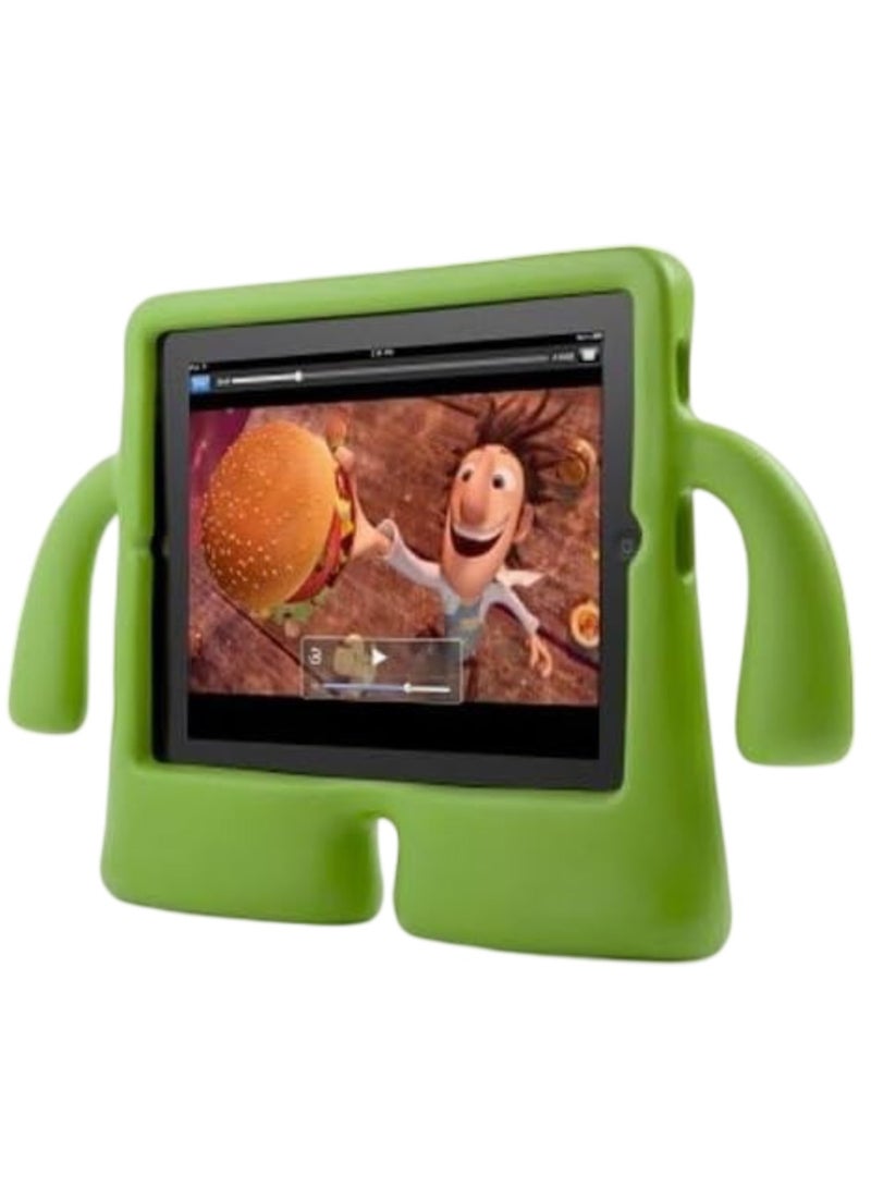 حافظة أطفال لجهاز IPad Mini، حافظة سيليكون Ipad Mini 1/2/3/4/5 ممتعة ومتينة لجهاز iPad Mini Kids حماية فائقة مع تصميم قائم بذاته - أخضر - Image 2