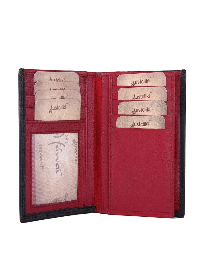 Hawai Men Black Genuine Leather Wallet (8 Card Slots) - Image 3