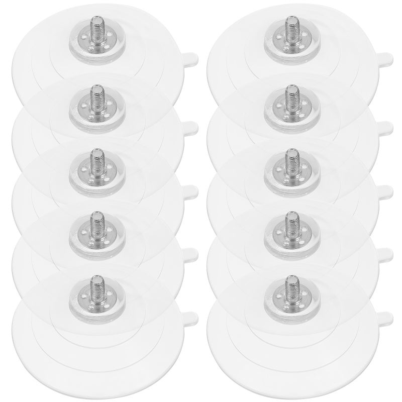 10pcs Cups PVC Thickened Pads Thread Screw In Cups - Image 1