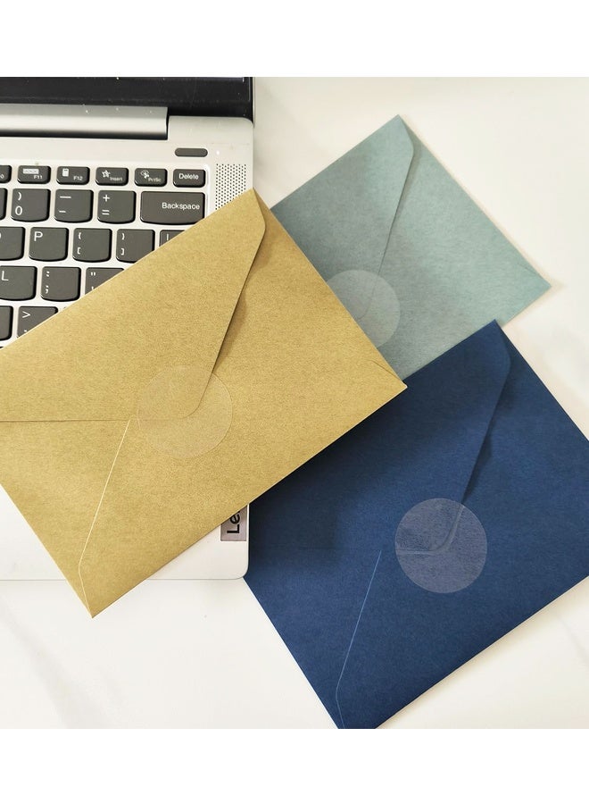 2000 قطعة من الملصقات الشفافة مقاس 1 بوصة، ملصقات لإغلاق الطرود والأظرف، ملصقات دائرية منقطة للبريد. - Image 3