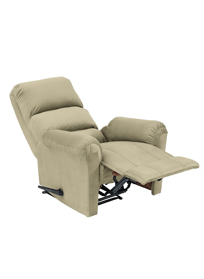 باك كومفرت تشيل سيت | كرسي استرخاء منجد بالمخمل - سكري غامق - 82×83×105 سم - Image 5