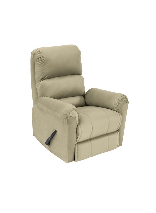 باك كومفرت تشيل سيت | كرسي استرخاء منجد بالمخمل - سكري غامق - 82×83×105 سم - Image 3