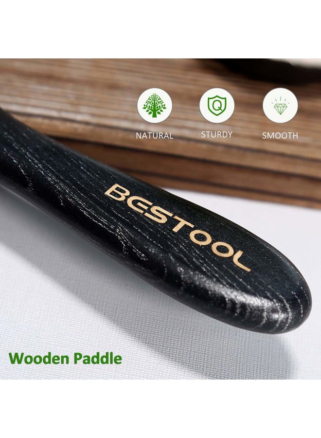 BESTOOL Hair Brush, Paddle Detangler Brush with Metal Bristles for Women/Men/Kids Detangling & Massaging, Anti Static, Best for All Hair Types Wet & Dry DailyUse - Image 3