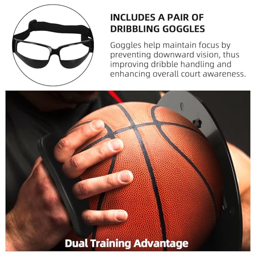 Calvana Basketball Shooting Off Hand Trainer Kit for Both Handed Shooters - Includes Dribbling Goggles - Enhances Shooting Accuracy and Ball Handling - Image 4