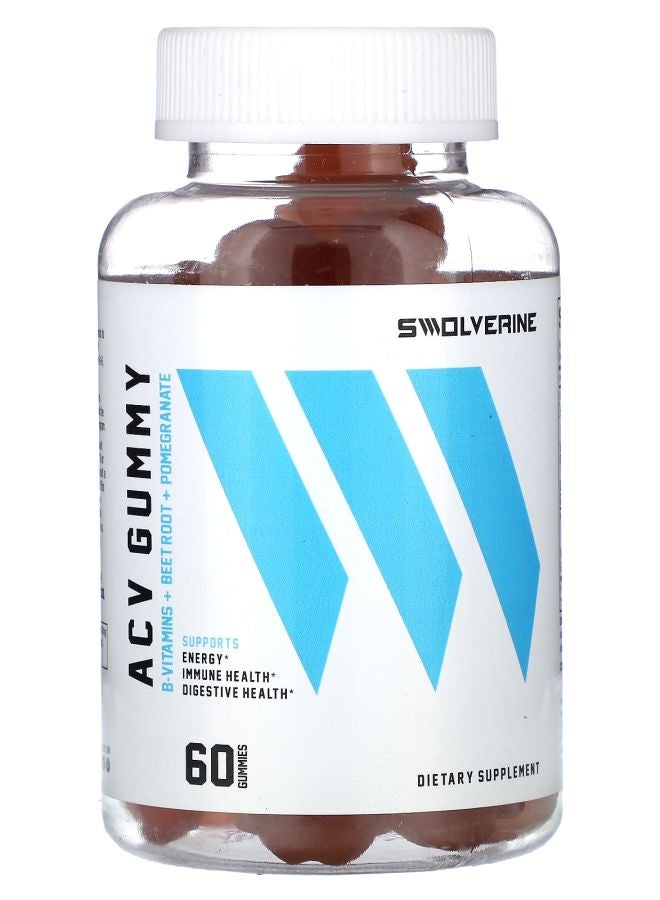Swolverine ACV Gummy 60 Gummies