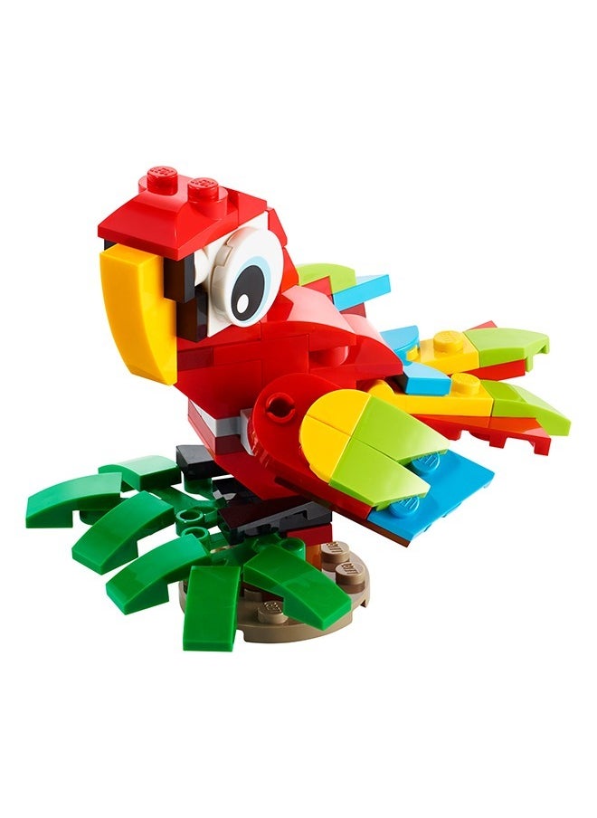 LEGO - طقم بناء الببغاء الاستوائي 3 في 1 مكون من 66 قطعة 30581 - Image 1