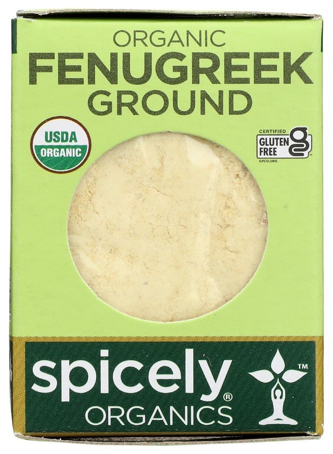 SPICELY Organic Ground Fenugreek, 0.45 OZ - Image 1