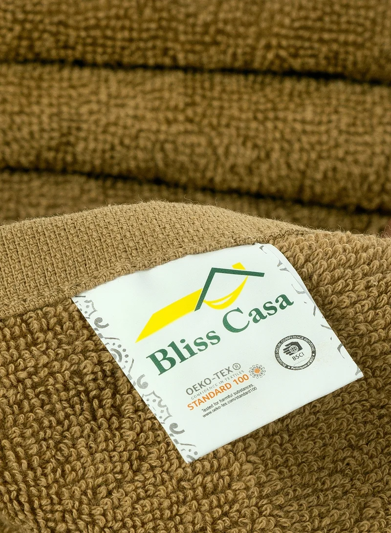 Bliss Casa Bliss Casa 100% Combed Cotton Washcloths (12 Pack, 30 x 30 CM) - 500 GSM Washcloth, Face towel Set Highly Absorbent Quick Dry and Soft Towels