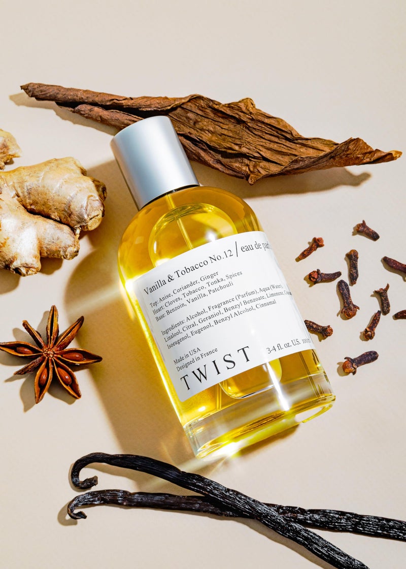 Twist - Vanilla & Tobacco No. 12 - Eau De Parfum Inspired by T. Ford Tobacco Vanille, Long-Lasting Perfume for Women & Men, Paraben Free, Vegan, Clean Ingredients, Unisex - 100 ml | 3.4 fl. oz. - Image 3