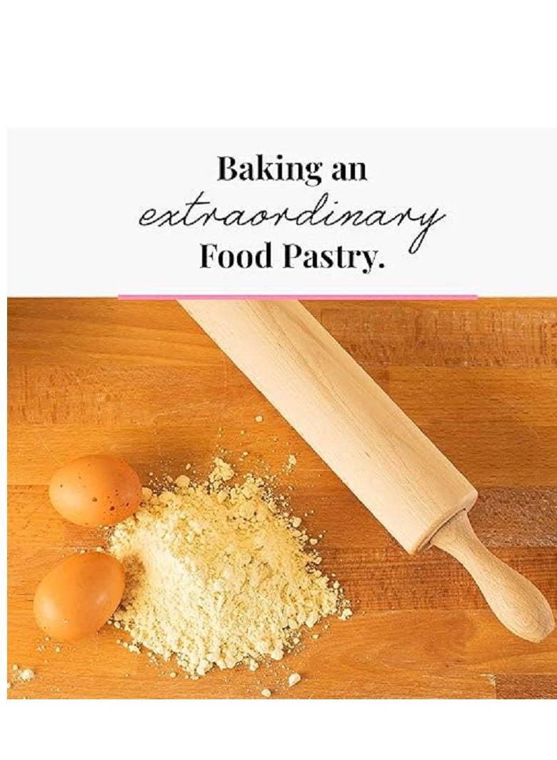 Professional beech wood rolling pin - Image 4