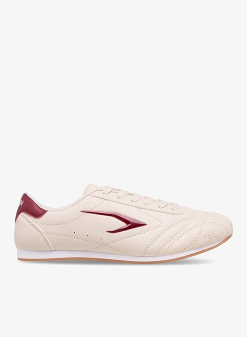 Dash Women Stitch Detail Sneakers with Lace-Up Closure - Image 1