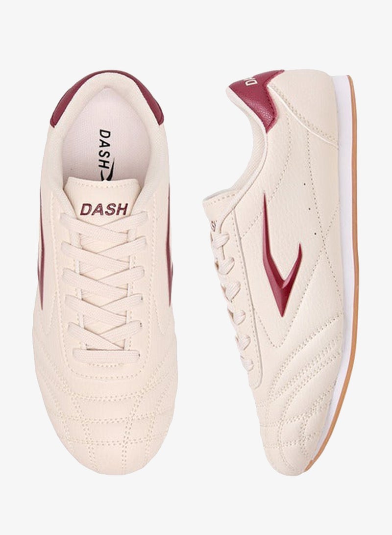 Dash Women Stitch Detail Sneakers with Lace-Up Closure - Image 3