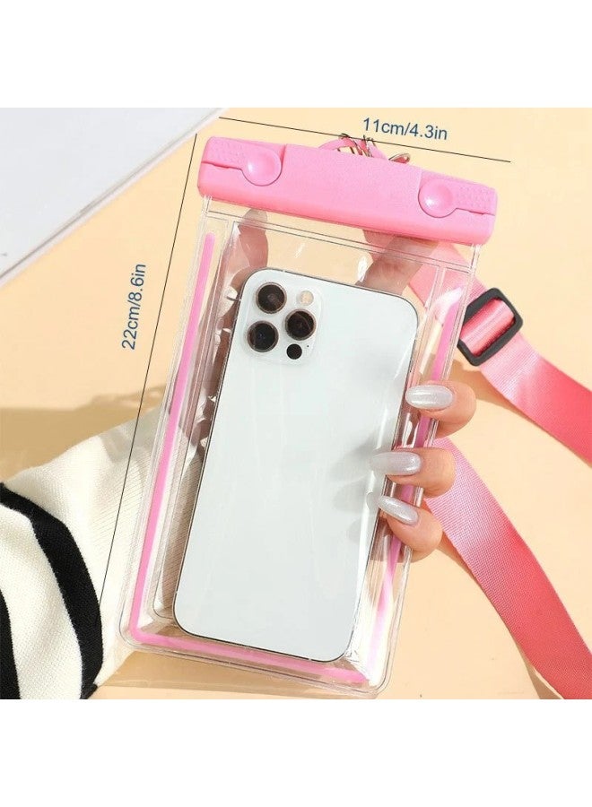 general Casual Outdoor Mobile Phone Waterproof Bag Protective Cover With Touch Screen Crossbody Lanyard Swimming Diving Water Universal-Color:White String Style - Image 4