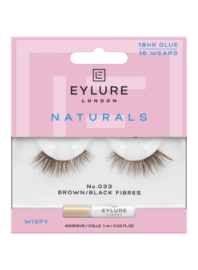 Eylure Naturals No.033 Brown/Black - Image 1