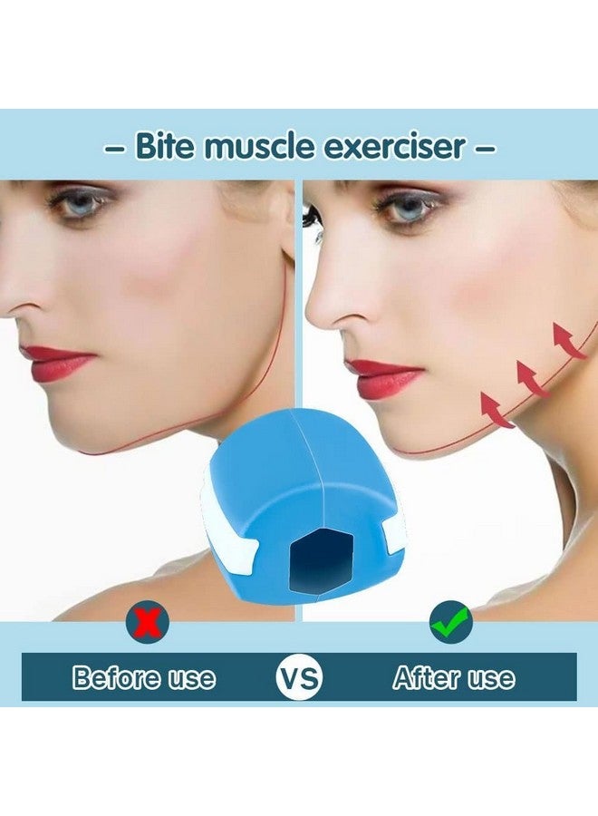 COYRASTH Jawline Exerciser Jaw,Face And Neck Exerciser - Define Your Jawline,Slim And Tone Your Face,Look Younger And Healthier - Helps Reduce Stress And Craving- Free Jawline Rop Hanger For Neck - Image 2