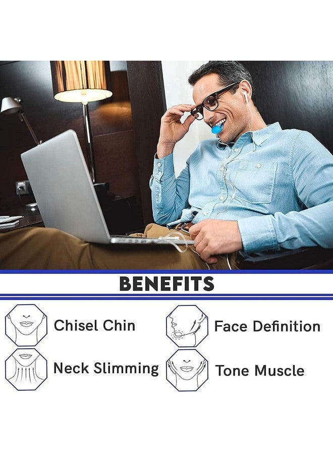 COYRASTH Jawline Exerciser Jaw,Face And Neck Exerciser - Define Your Jawline,Slim And Tone Your Face,Look Younger And Healthier - Helps Reduce Stress And Craving- Free Jawline Rop Hanger For Neck - Image 5