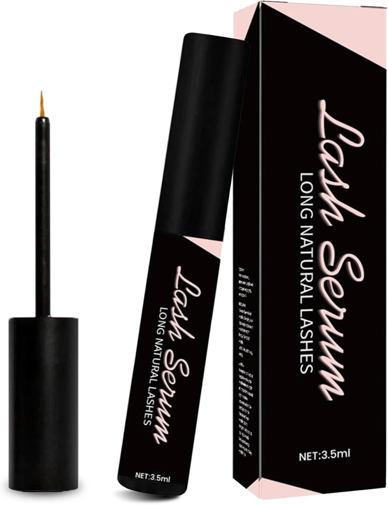 Eyelash Growth Serum Lash Serum Lash Enhancing Serum Boosting Lash Conditioner for Natural Fuller Thicker Longer Looking Eyelashes Healthier Vegan CrueltyFree 1P BLACK