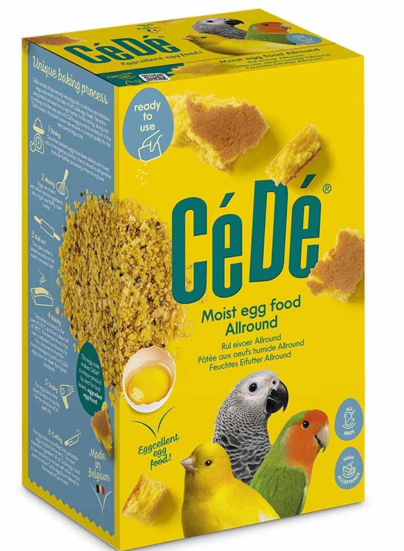 CeDe Egg Food Moist Allround 1kg - Image 1