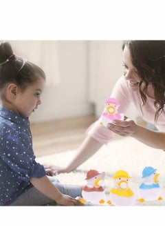Excefore 4 Pcs Ducks Hand Stress Balls Squeeze to Quack, Fidget Finger Toys Stress Relief Squeezing Ball, Squeeze Glowing Balls Sensory Fidget Stretch Ball Decompression Anxiety Relief Stress Balls  - Image 3