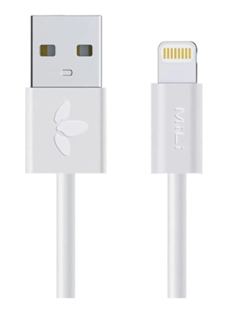 ميلى سلك شاحن (USB-A - LIGHTNING) (2.4A HI-L20) يو اس بي - ايفون من MiLi - Image 2