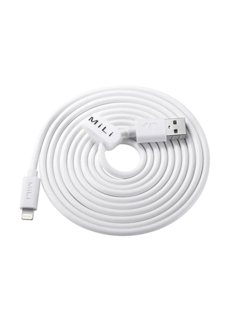 ميلى سلك شاحن (USB-A - LIGHTNING) (2.4A HI-L20) يو اس بي - ايفون من MiLi - Image 1
