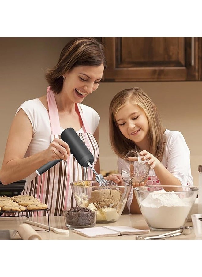 Arabest - Hand Mixer - Cordless Electric Whisk USB Rechargeable Handheld Egg Beater with 3 Speed Self-Control, 304 Stainless Steel Detachable Portable Beaters for for Baking Kitchen & Breakfast Pancake - Image 1