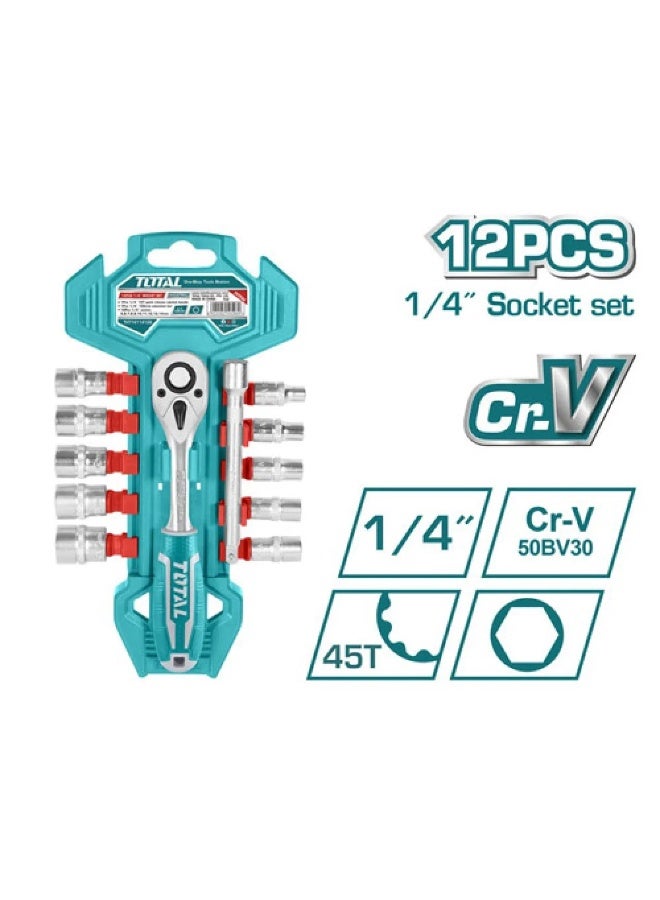 TOTAL Quarter Inch Bit Set 12 Pieces - Image 3