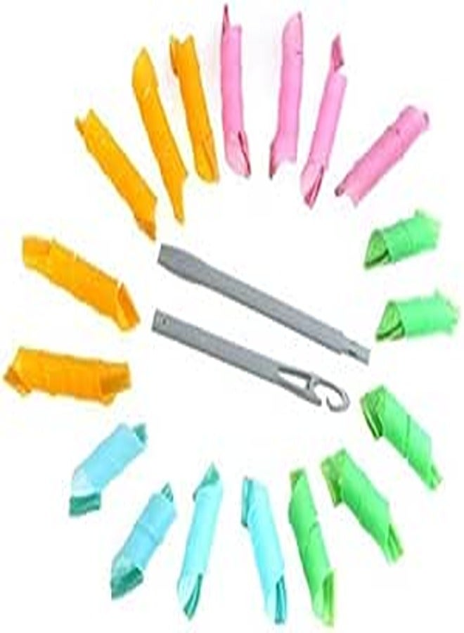 DIY Magic Leverag Circle Hair Styling Rollers Curlers 18 Pieces [H8155]