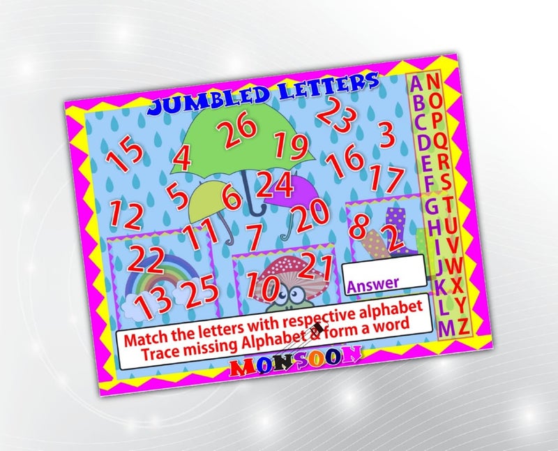 PartyStuff Paper Games - Monsoon Guess Word (48 Piece) - Image 1