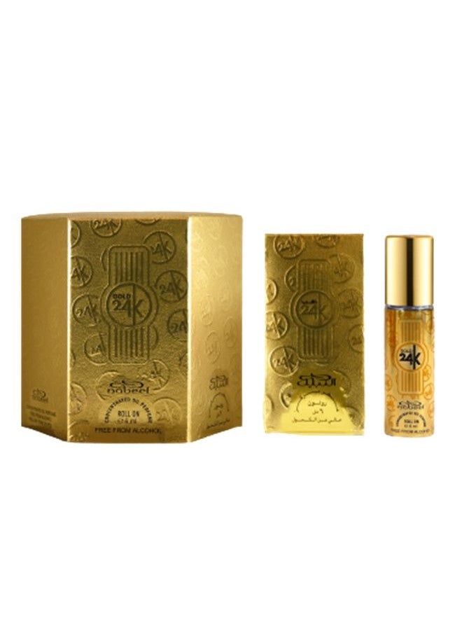 Nabeel - 7 Pieces Ultimate Nabeel Alcohol-Free Roll Ons Collection Authentic Arabic Fragrance Oil Perfume Dahn Al Oud, Amiri, Gold 24k, Touch Me, Nasaem, Antar, Jannet El Firdaus 6 ML - Image 1