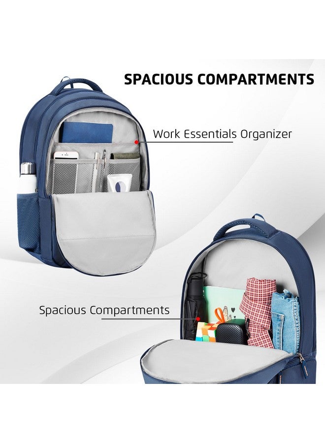 Safari Safari Aether 38L Laptop Backpack Bag for Men and Women, Ideal for Office/School/College Boys and Girls, 4 Compartment Casual Backpack with Rain Cover, Trolley Sleeve & Organizer, Color Blue - Image 3