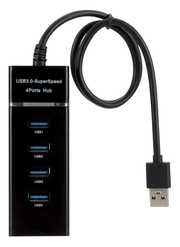 المصور - توسيع موزع USB متعدد المنافذ 3.0 عالي السرعة بـ 4 منافذ - Image 1
