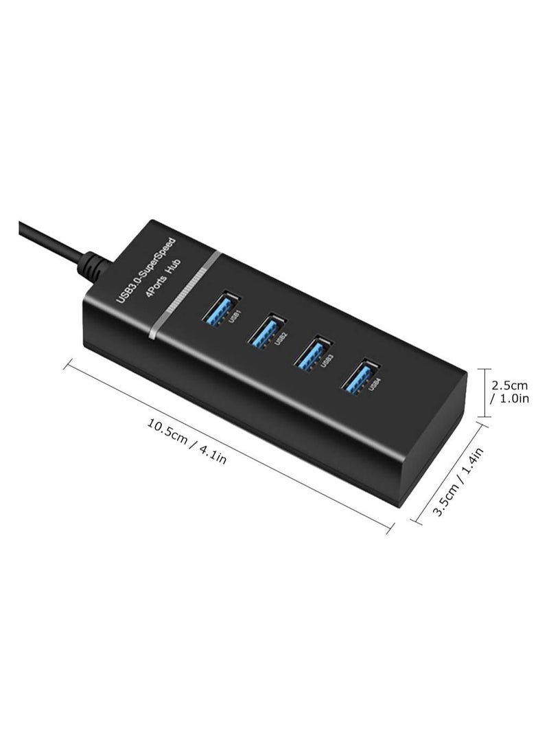 المصور - توسيع موزع USB متعدد المنافذ 3.0 عالي السرعة بـ 4 منافذ - Image 1