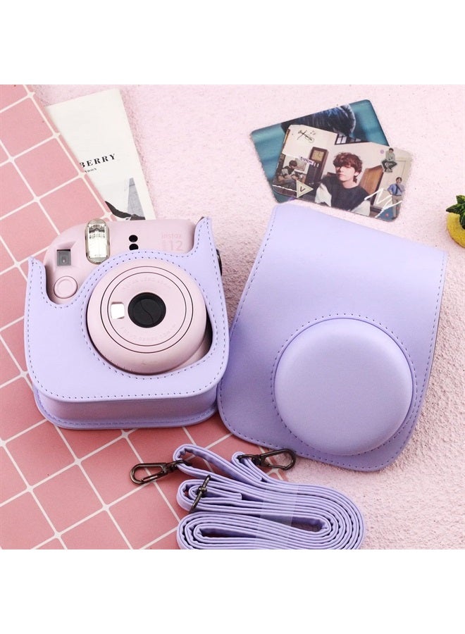 Frankmate Protective Case Compatible with Fujifilm Instax Mini 12 11 9 8 Instant Film Camera with Accessory Pocket and Adjustable Strap - Image 5