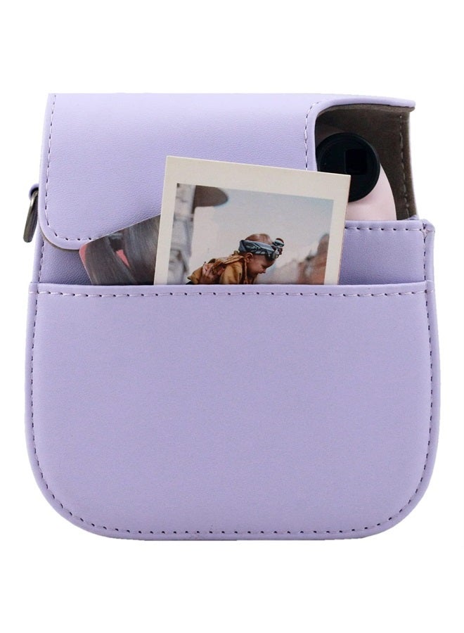 Frankmate Protective Case Compatible with Fujifilm Instax Mini 12 11 9 8 Instant Film Camera with Accessory Pocket and Adjustable Strap - Image 3