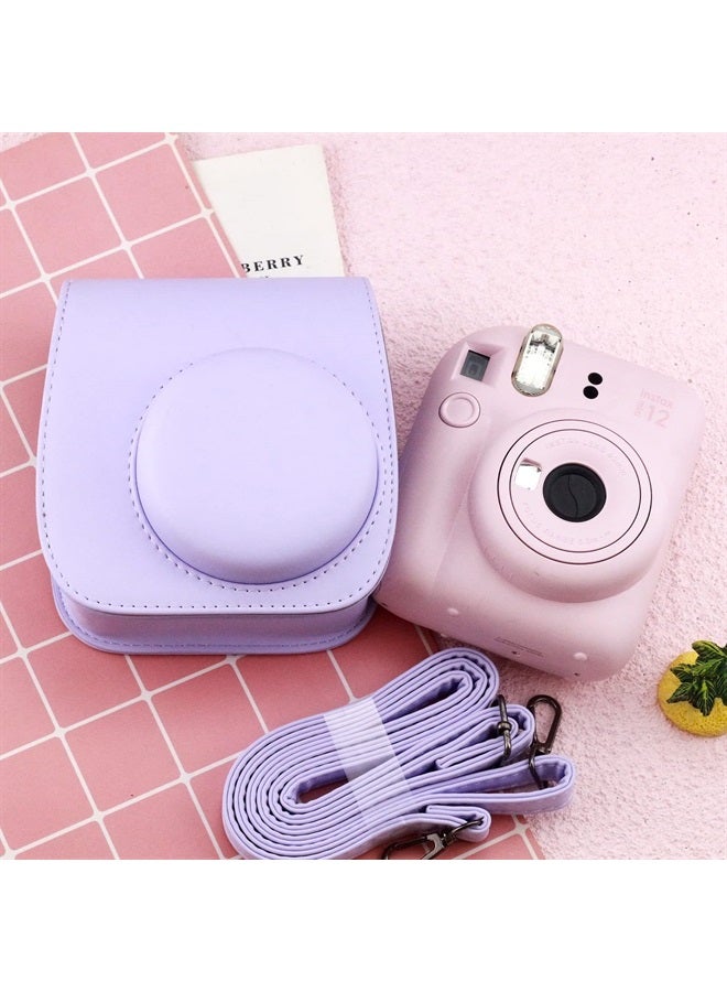 Frankmate Protective Case Compatible with Fujifilm Instax Mini 12 11 9 8 Instant Film Camera with Accessory Pocket and Adjustable Strap - Image 4