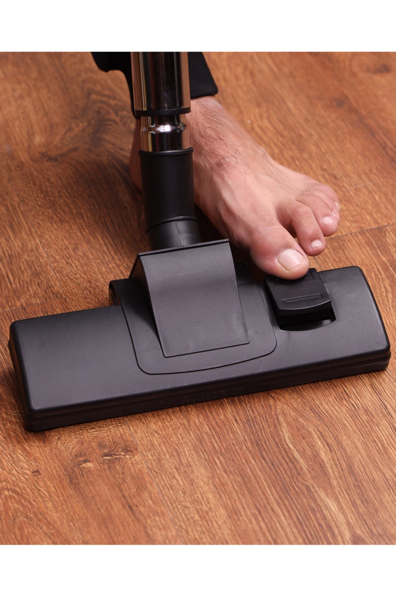GEEPAS 2200 W Cyclonic Vacuum Cleaner- GVC19054/ 2.5 L Dust Bag Capacity, Low Noise Operation, Automatic Cord Rewinder Function, HEPA Filter/ Flexible Hose, Floor Brush, Anti-Rust Body/ Perfect for Home, Office, Apartments/ 2 Years Warranty, Orange & Black - Image 4