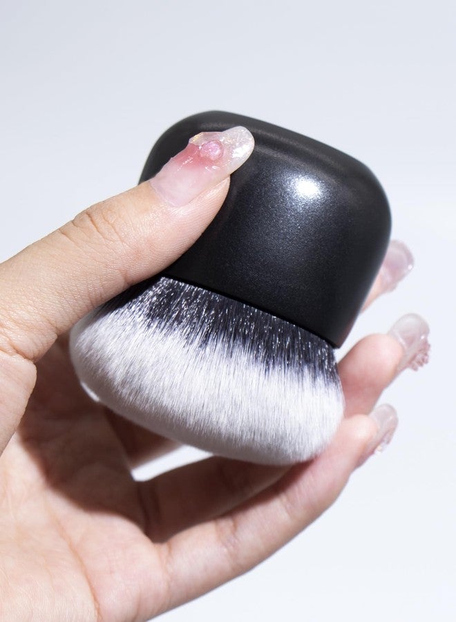 COSHINE Oval Ultra-Soft Foundation Kabuki Brush-Dense Bristiles Makeup Brushes, for Face&Body Powder, Cream, Self-Tanner Application - Image 2