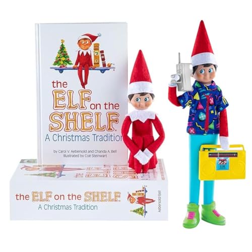 The Elf on the Shelf Elf on The Shelf  Blue Eyed Boy Scout Elf  Magifreez Retro Rad 80s Gear - Image 1