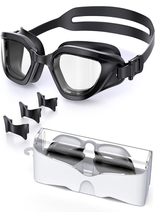 Vegemono Swim Goggles, Unisex Adult Swimming Goggles Anti Fog Anti UV No Leakage Wide View for Men Women Youth - Image 1