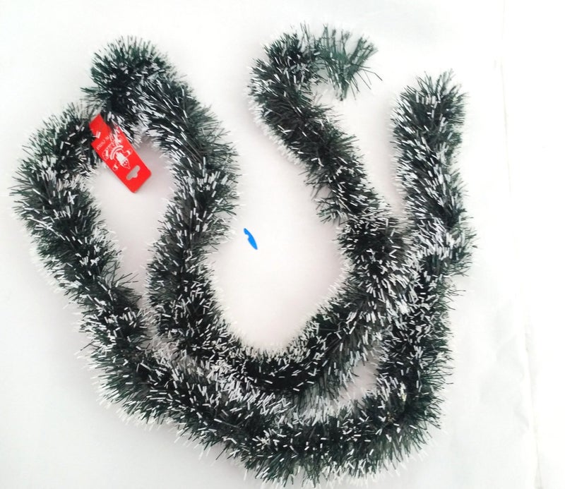 Lilone 5X Garland Ribbon Christmas Decoration String 6 FtGreenWhite - Image 2