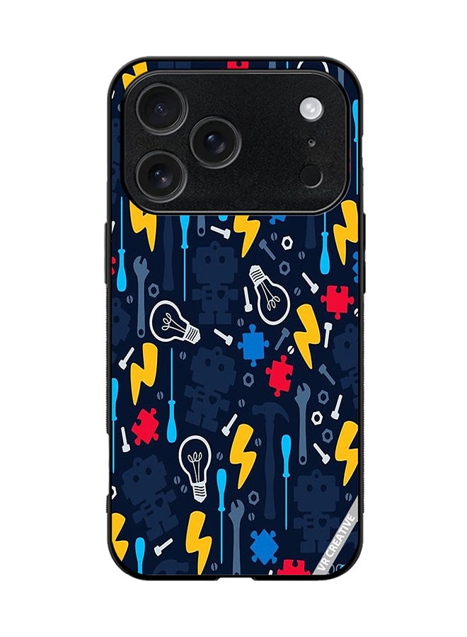 VR CREATIVE Protective Case Cover For Apple iPhone 17 Pro Bulb Design Multicolour