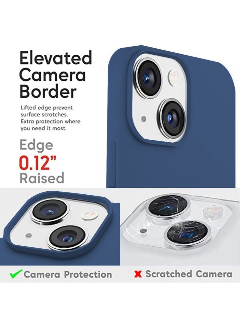 iPhone 15 Mobile Case Cover with Soft Liquid Silicone Protection Anti-Scratch Shockproof Accessories Slim Protective Back Cover with Comfortable Hold Touch Feeling and Anti-fingerprint - Image 3