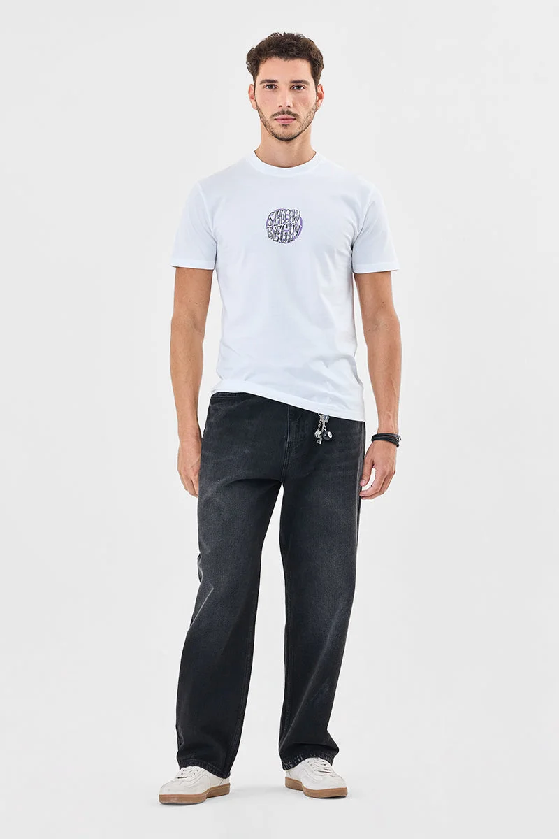 SNITCH 100% Cotton Graphic T-Shirt