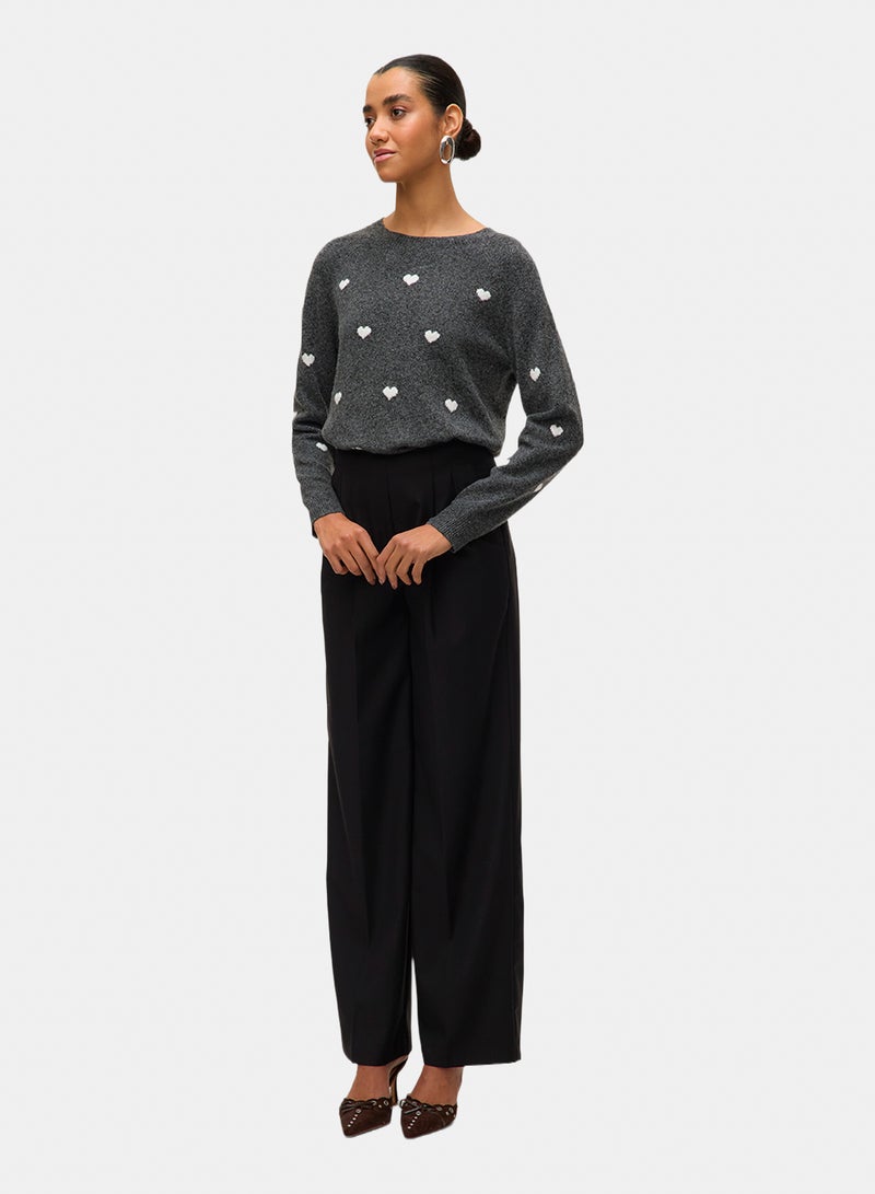 VERO MODA Vmdoffy Intarsia Ls O-Nck Pullov Ga Noos - Image 3