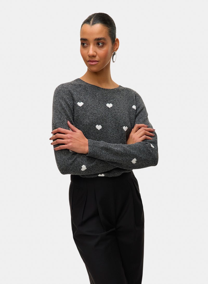 VERO MODA Vmdoffy Intarsia Ls O-Nck Pullov Ga Noos - Image 1